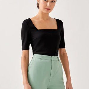 Tegan Fitted Square Neck